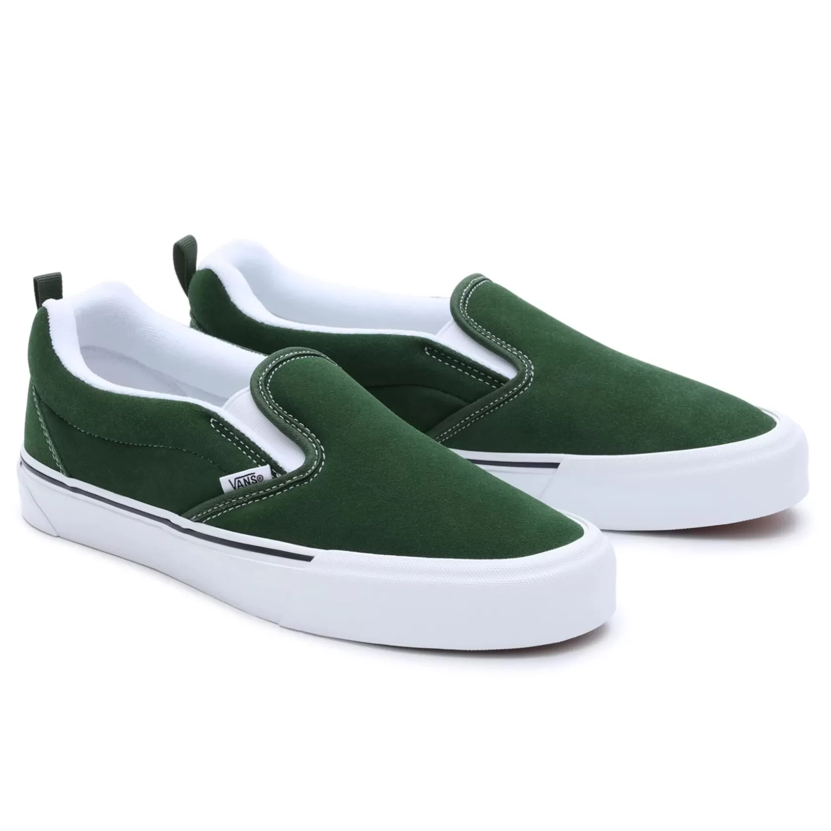 Vans Zapatillas Sin Cordones<Zapatillas Knu Slip Verde, Blanco