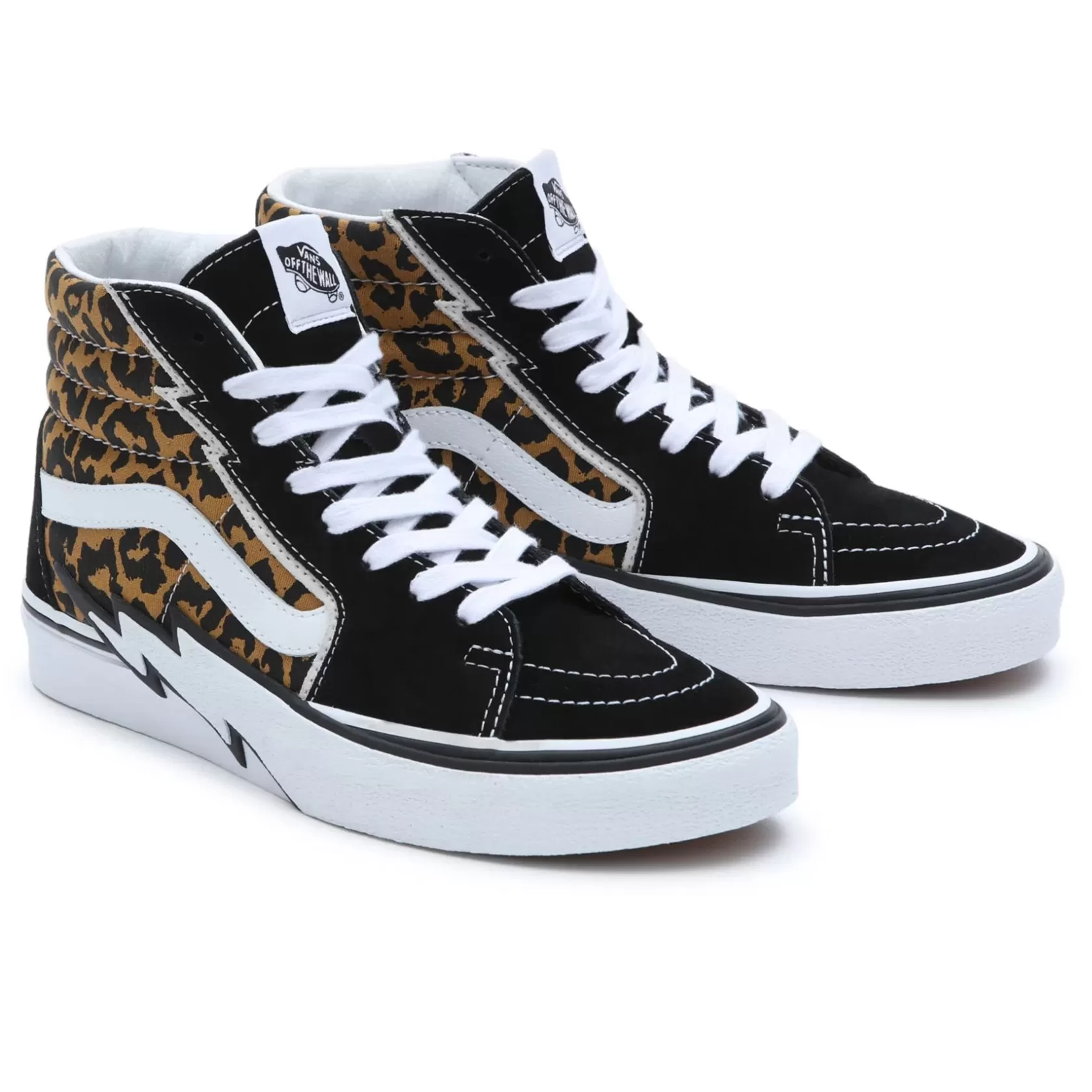 Vans Zapatillas Altas<Zapatillas Leopard Sk8-Hi Bolt Negro