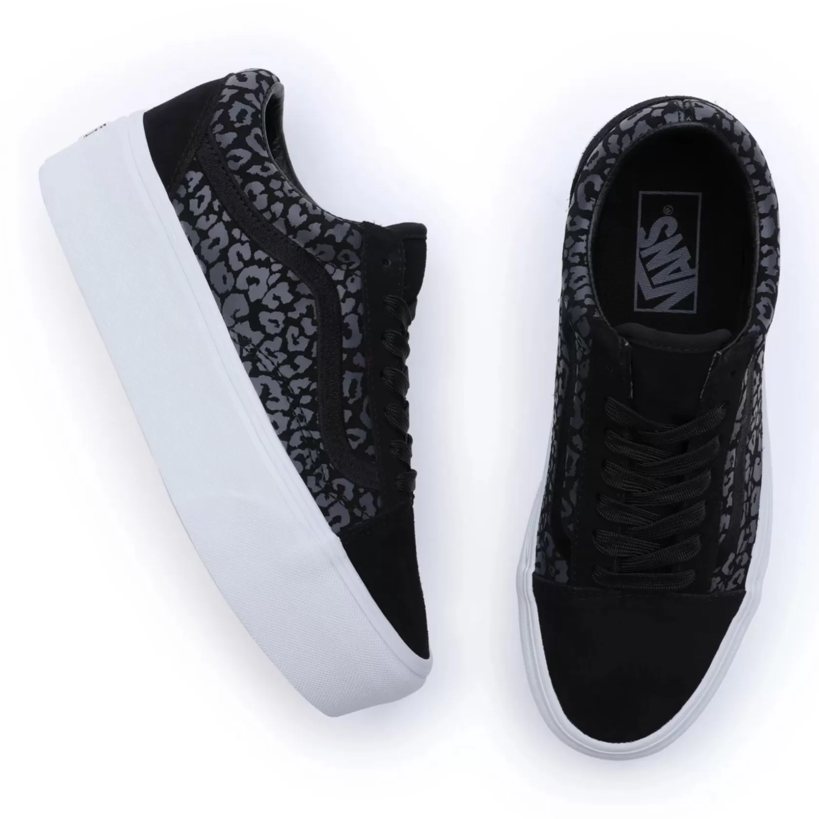 Vans Zapatillas Plataforma<Zapatillas Mono Embroidery Old Skool Stackform Negro