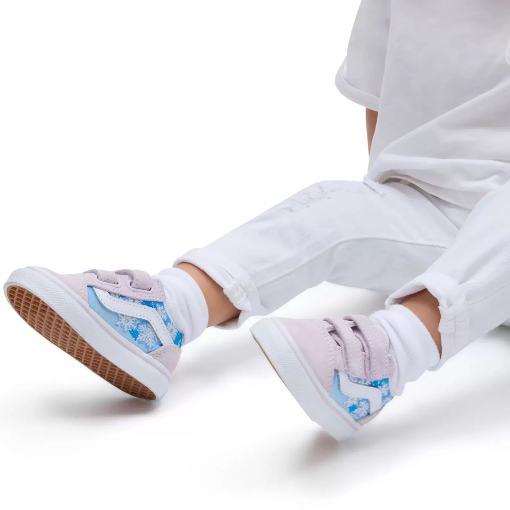 Vans Easy On, Easy Off<Zapatillas Old Skool Con Cierre Adherente De Niños (1-4 Anos) Purpura
