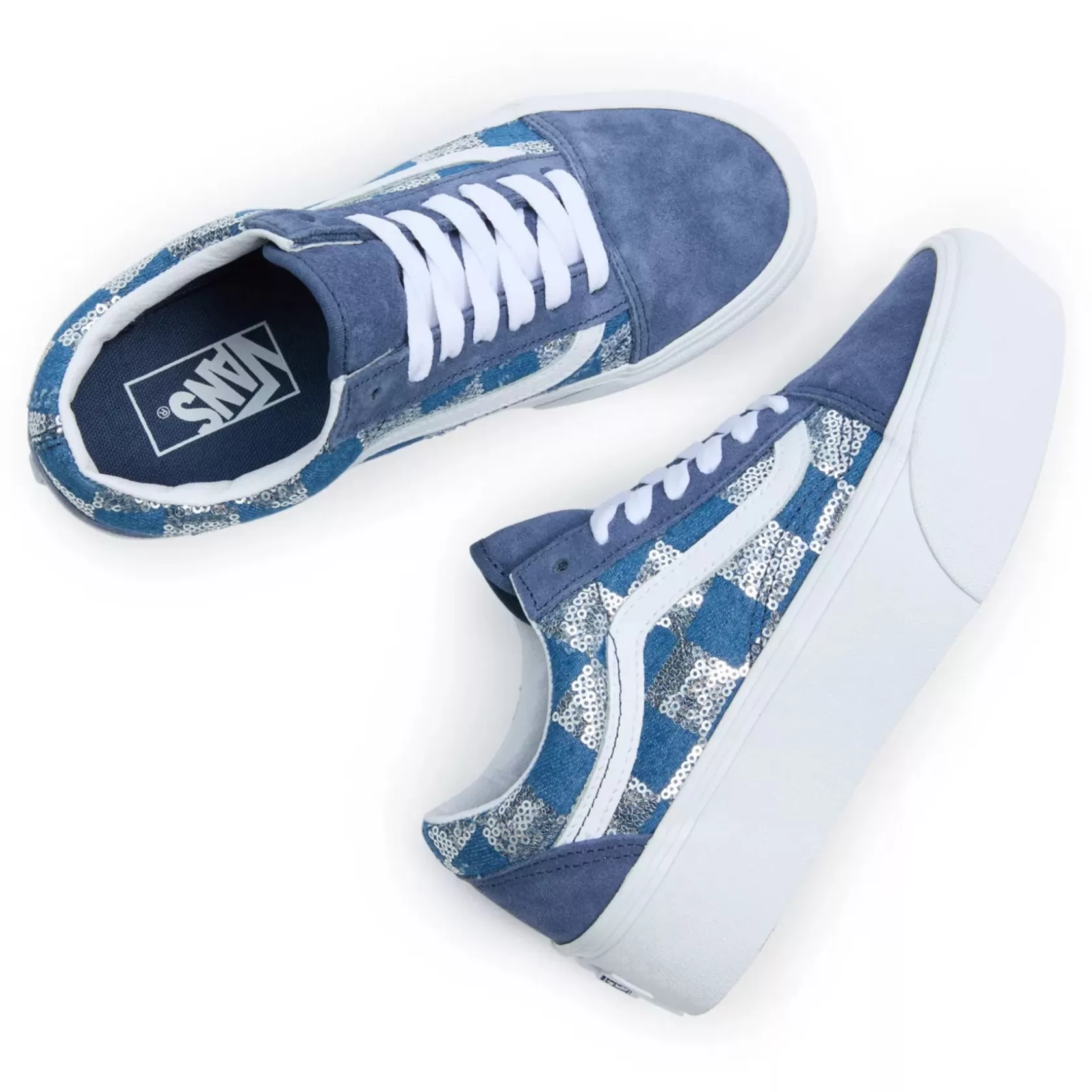 Vans Zapatillas Plataforma<Zapatillas Old Skool Stackform Azul