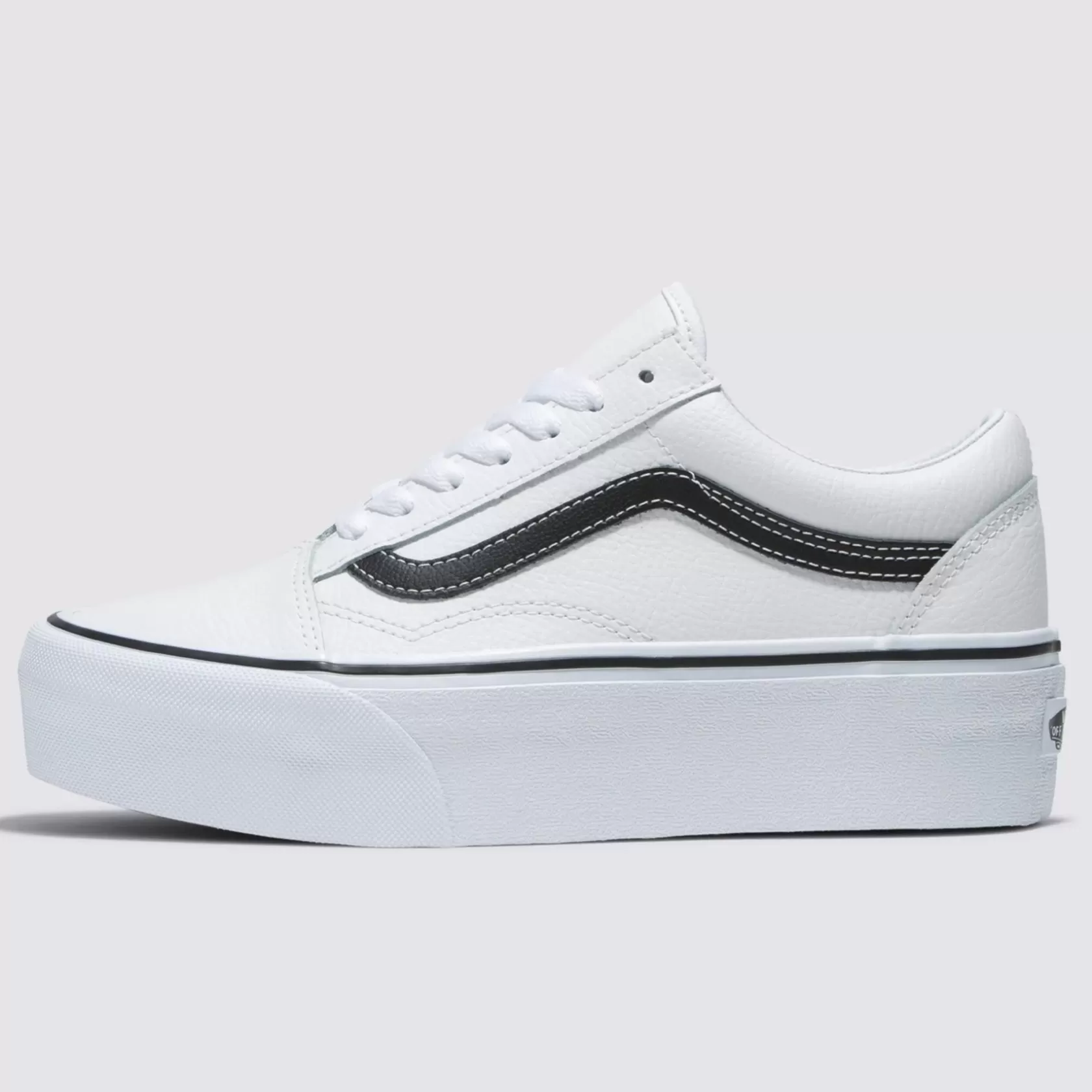 Vans Classics<Zapatillas Old Skool Stackform Leather Blanco
