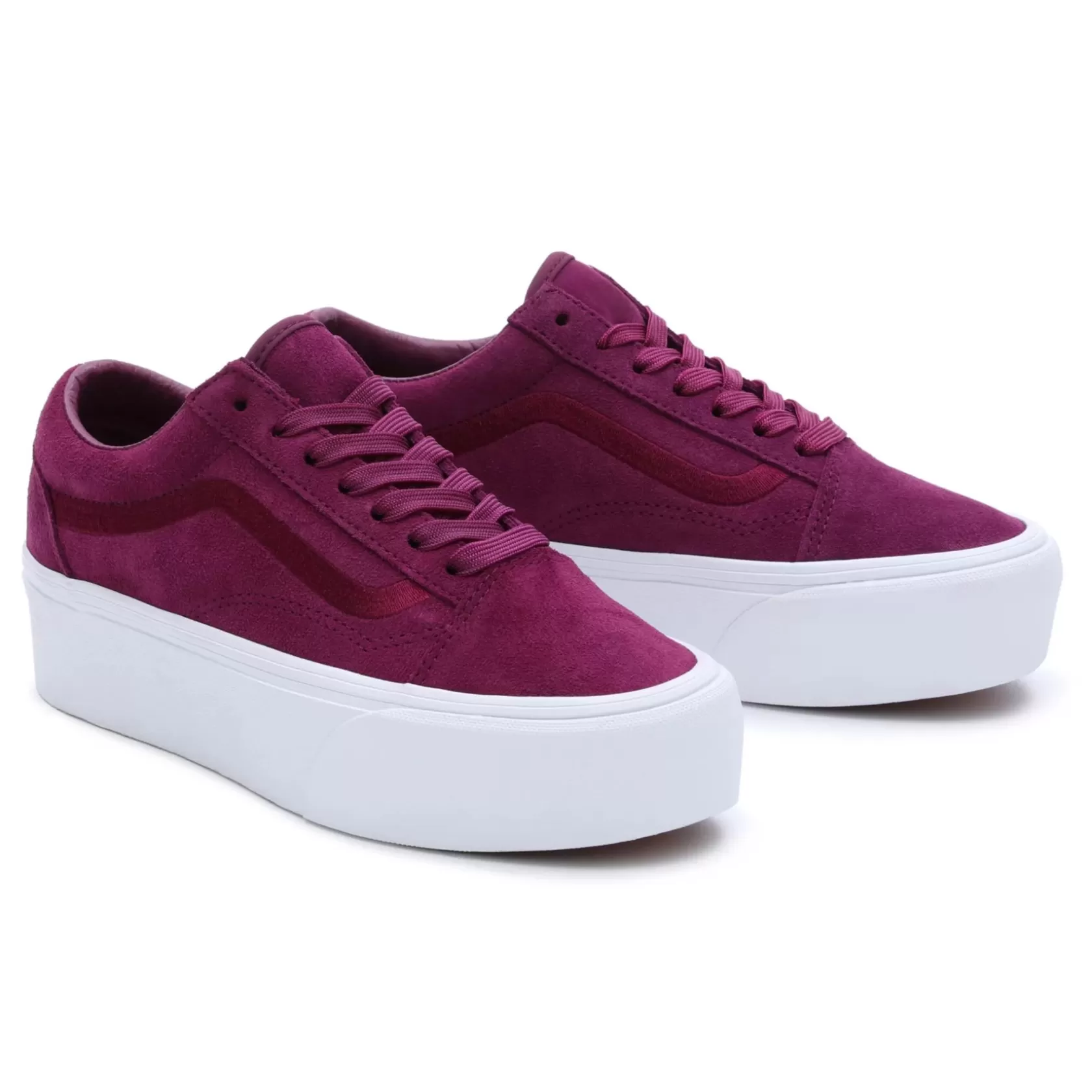Vans Zapatillas Plataforma<Zapatillas Old Skool Stackform Mono Embroidery Purpura