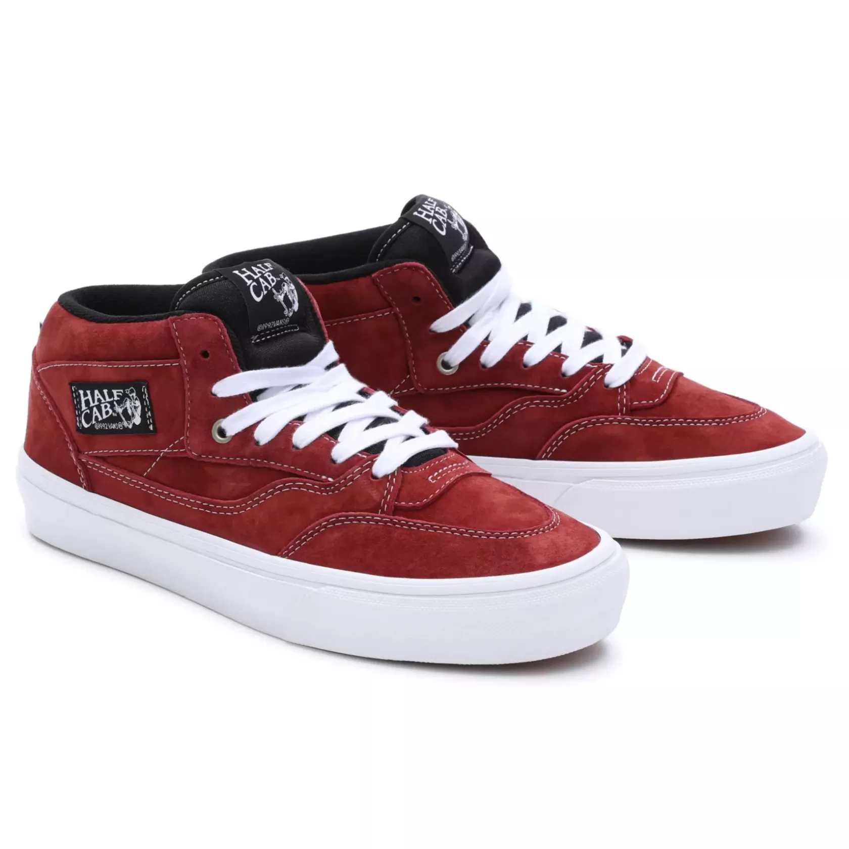 Vans Zapatillas Skate<Zapatillas Pig Suede Skate Half Cab '92 Rojo