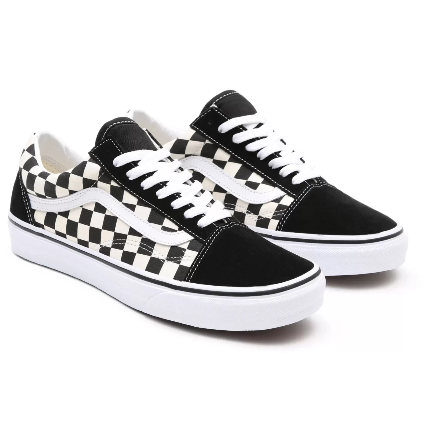 Vans Classics<Zapatillas Primary Check Old Skool Negro, Blanco
