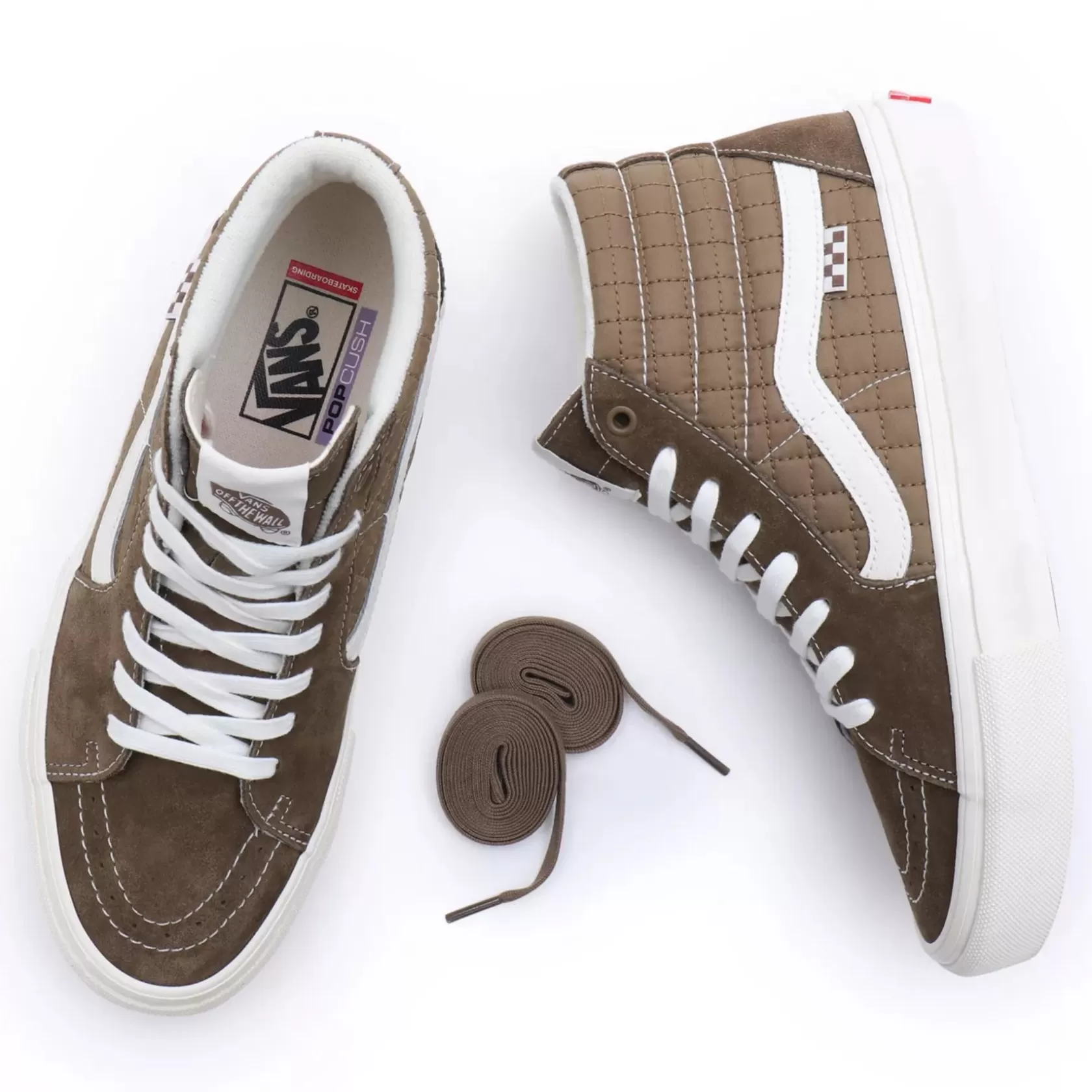 Vans Zapatillas Skate<Zapatillas Quilted Skate Sk8-Hi Marron