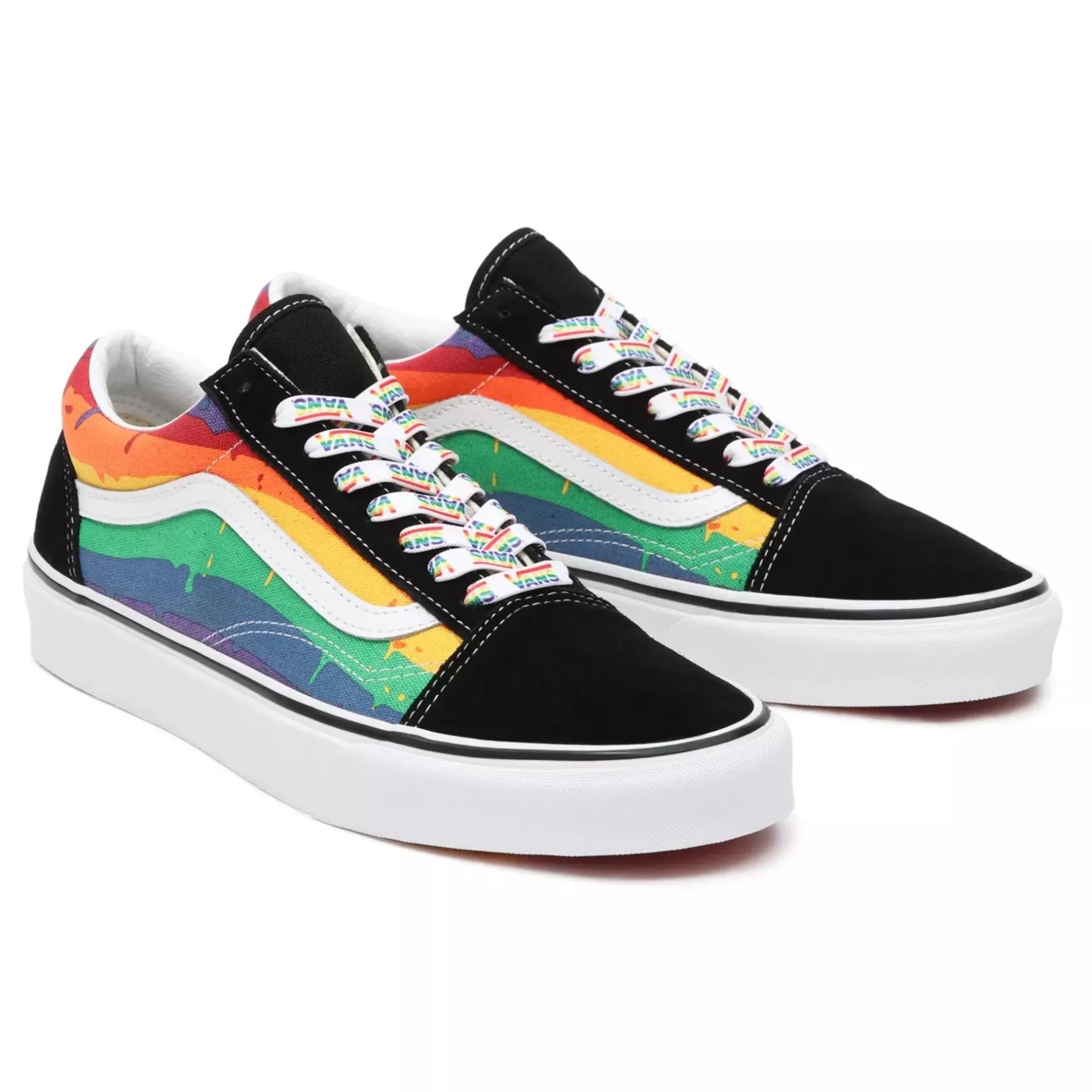 Vans Classics<Zapatillas Rainbow Drip Old Skool Negro, Multicolour