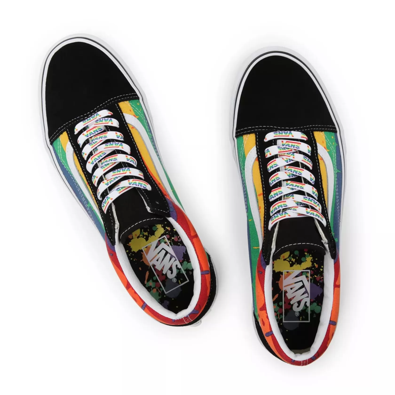 Vans Classics<Zapatillas Rainbow Drip Old Skool Negro, Multicolour