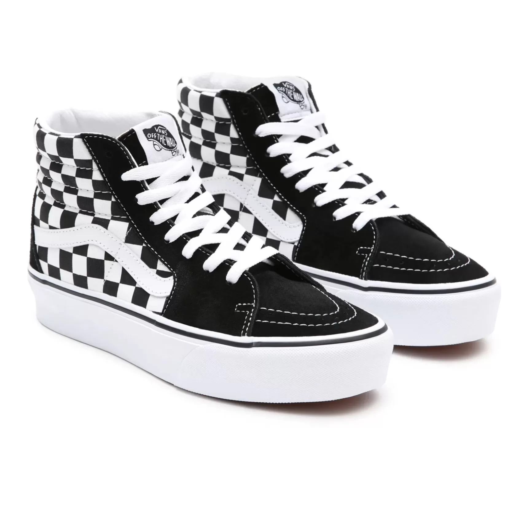 Vans Zapatillas Plataforma<Zapatillas Sk8-Hi 2.0 Con Plataforma Negro, Blanco