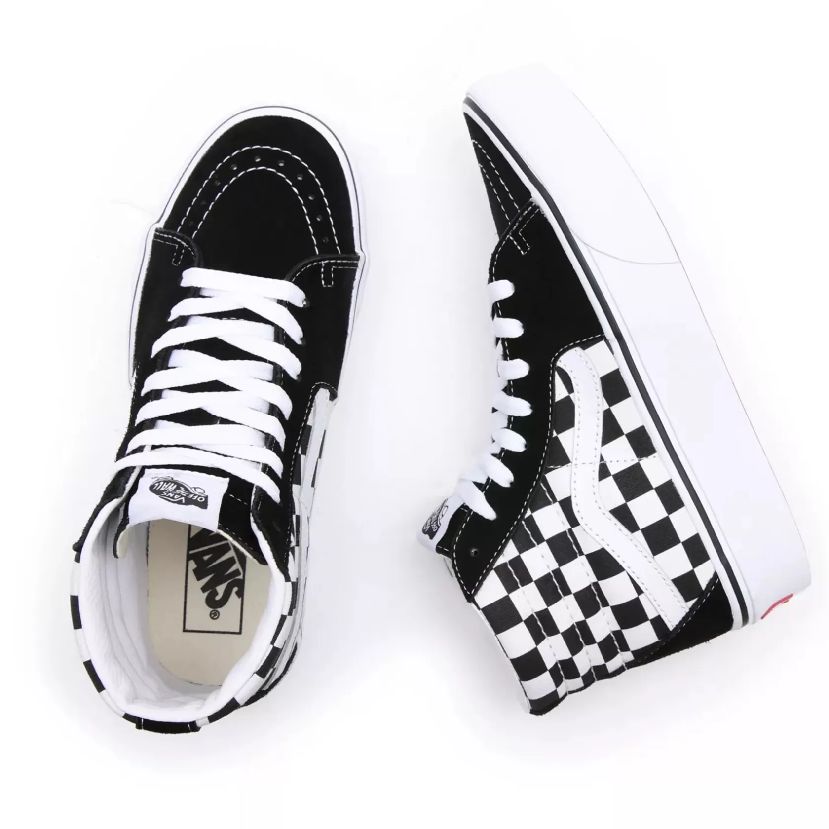 Vans Zapatillas Altas<Zapatillas Sk8-Hi 2.0 Con Plataforma Negro, Blanco