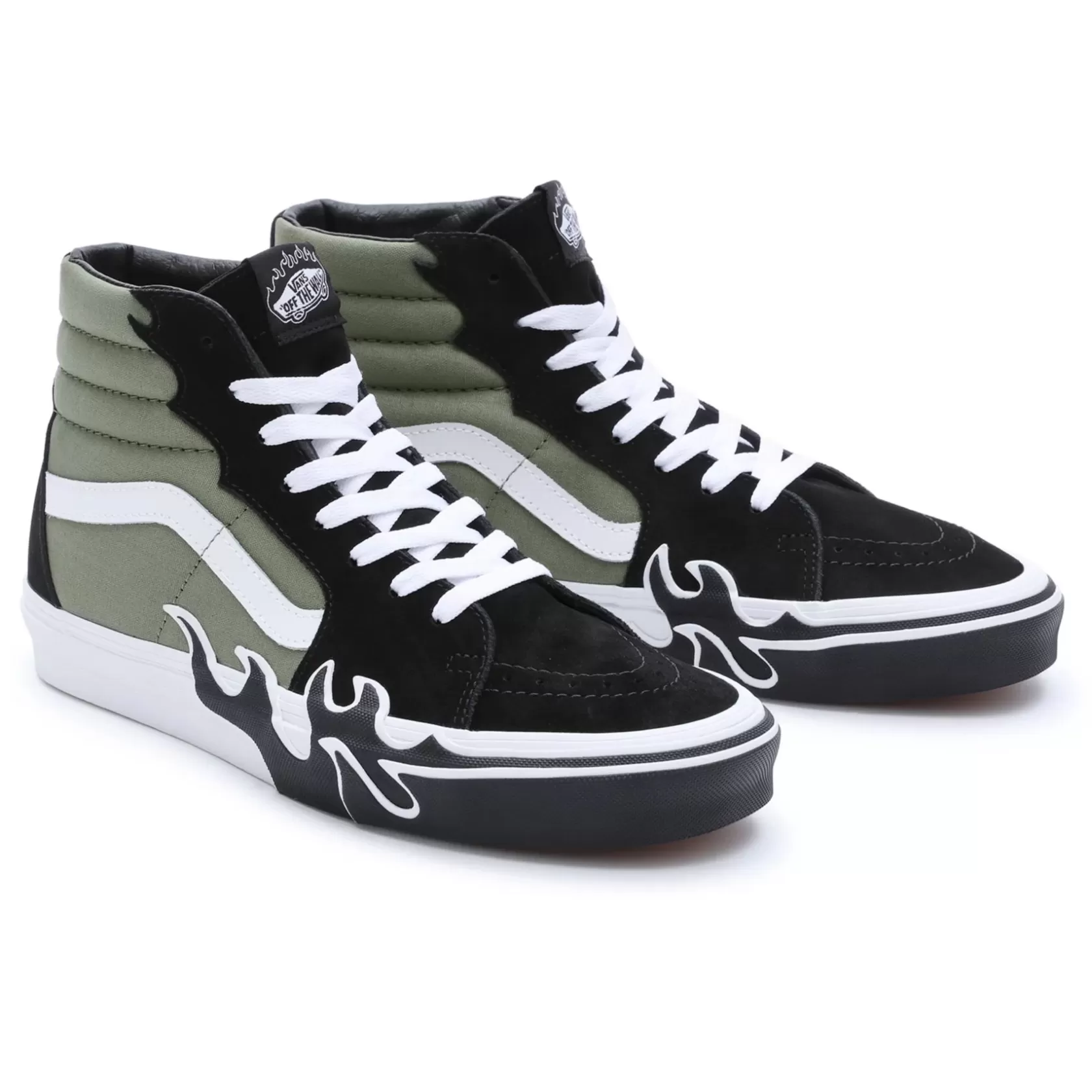 Vans Zapatillas Altas<Zapatillas Sk8-Hi Flame Verde
