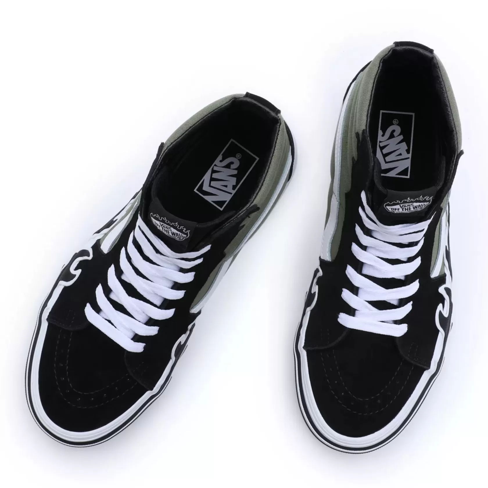 Vans Zapatillas Altas<Zapatillas Sk8-Hi Flame Verde