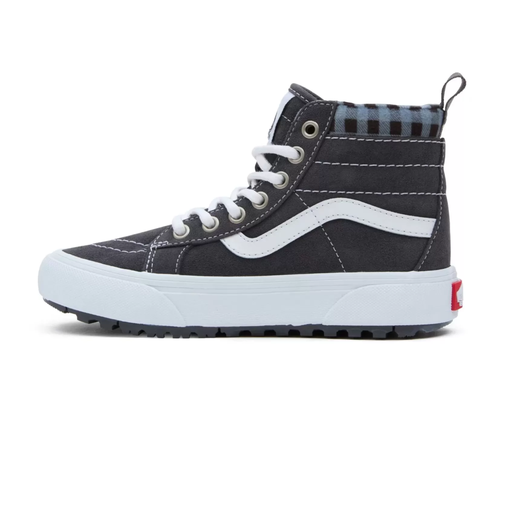 Vans Zapatillas Mte<Zapatillas Sk8-Hi Mte-1 Con Estampado De Cuadros De Niños (4-8 Anos) Gris, Blanco