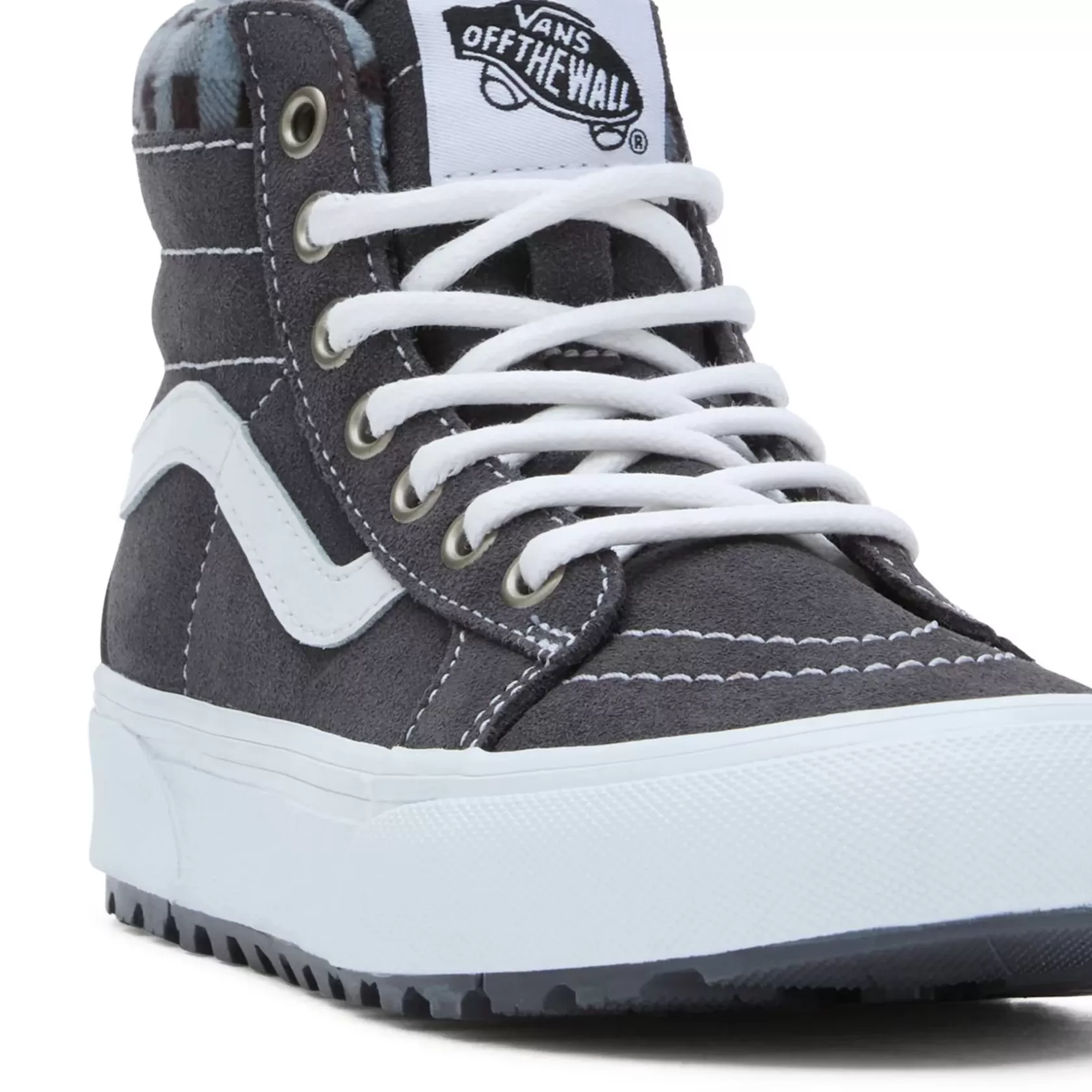 Vans Zapatillas Mte<Zapatillas Sk8-Hi Mte-1 Con Estampado De Cuadros De Niños (4-8 Anos) Gris, Blanco