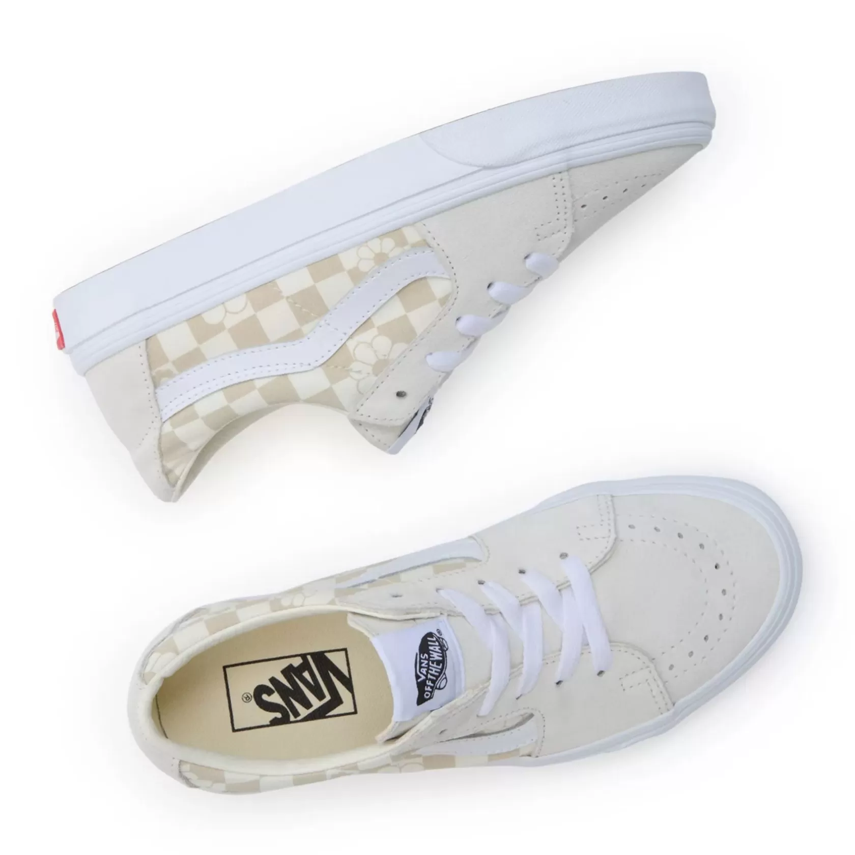 Vans Zapatillas Plataforma<Zapatillas Sk8-Low Floral Check Blanco