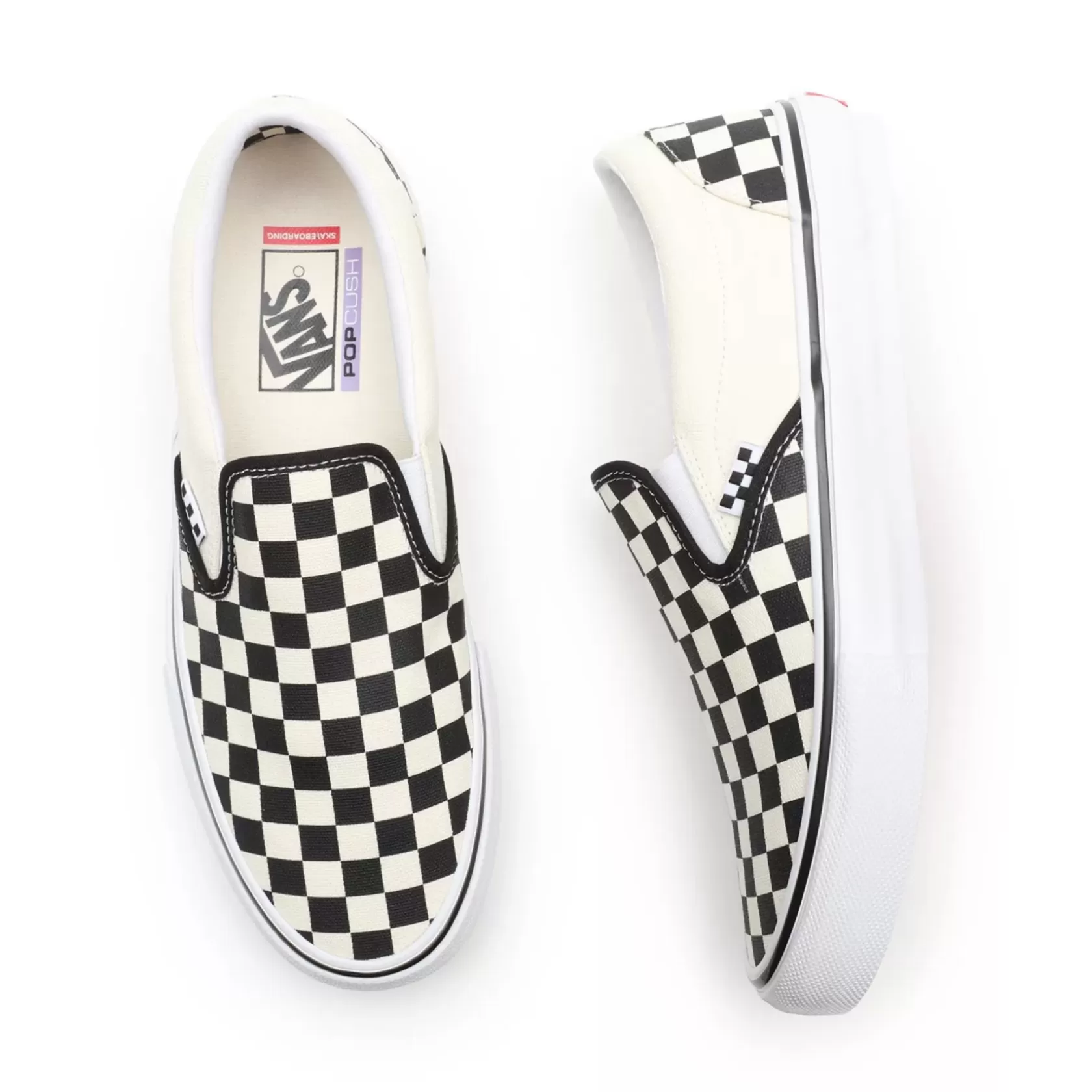 Vans Zapatillas Skate<Zapatillas Skate Checkerboard Slip-On Blanco