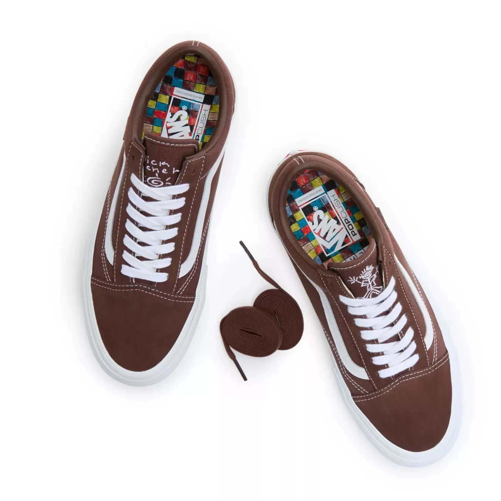 Vans Zapatillas Skate<Zapatillas Skate Old Skool X Nick Michel Marron