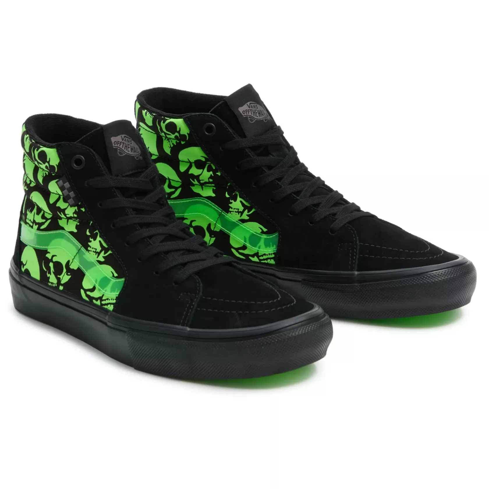 Vans Zapatillas Skate<Zapatillas Skate Sk8-Hi Glow Skulls Verde