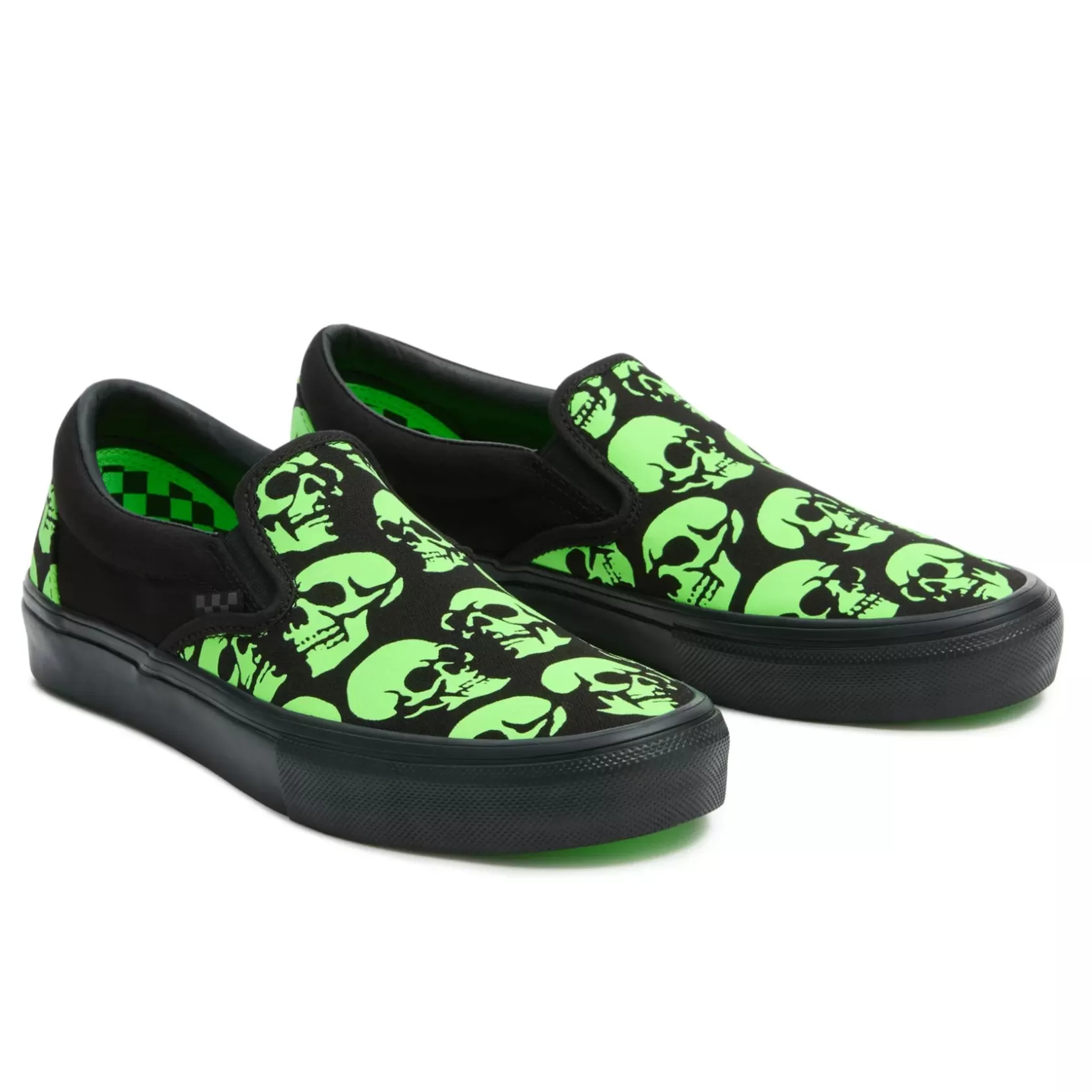Vans Zapatillas Skate<Zapatillas Skate Slip-On Glow Skulls Verde