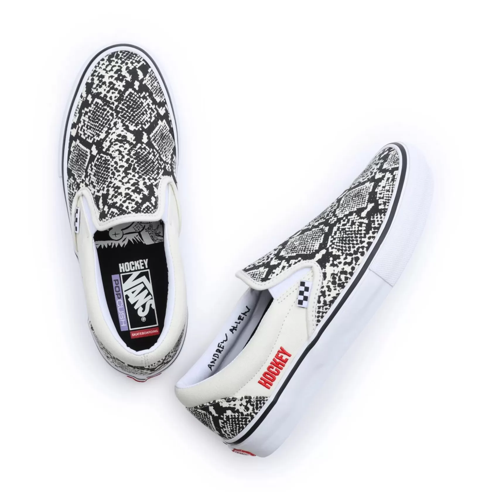 Vans Zapatillas Sin Cordones<Zapatillas Skate Slip-On X Hockey Marron